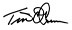 Tim O'Connor's signature